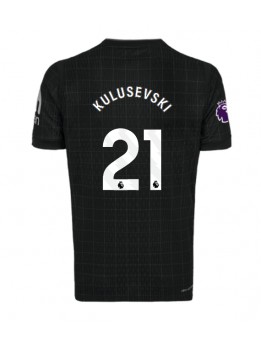 Billige Tottenham Hotspur Dejan Kulusevski #21 Bortedrakt 2025-26 Kortermet